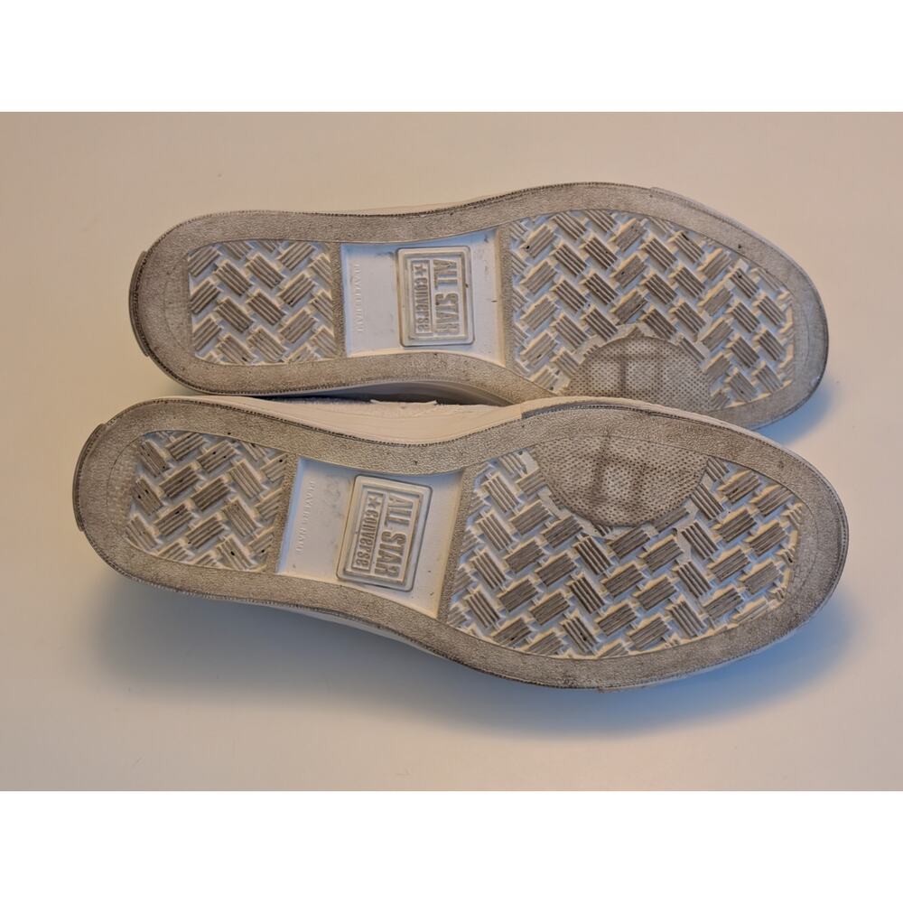 Converse Star Player 76 Low Top White Textured Sneakers - Mens 7 Womens 8.5 - Picture 8 of 11